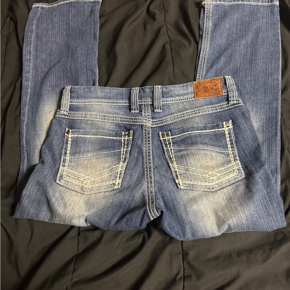 Buckle BKE Culture 24’ crop with 3’’ cuff dark wash jeans size 30 - Picture 6 of 10